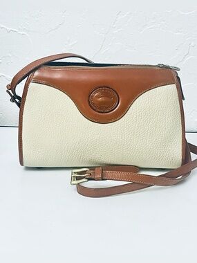 VINTAGE CREAM BEIGE  DOONEY AND BOURKE CROSSBODY BAG